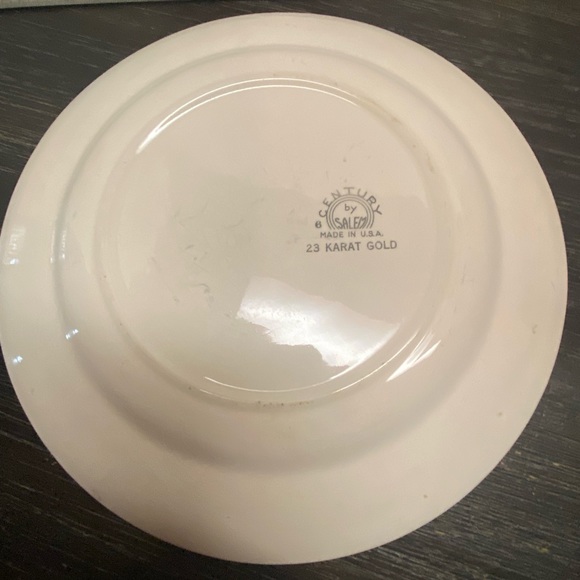 Century By Salem Colorful Bird of Paradise and Basket of Flowers 10” Platter - Picture 3 of 4